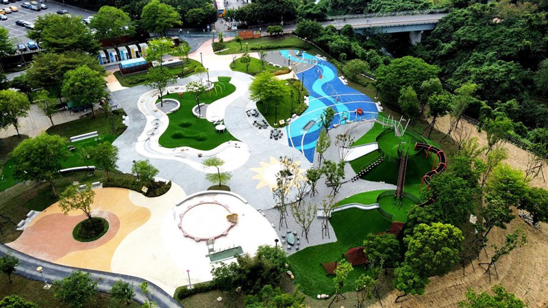 Sunshine Sports Park. (Sumber Foto : Kantor Manajemen Konstruksi Tepi Sungai Tinggi Kota New Taipei)