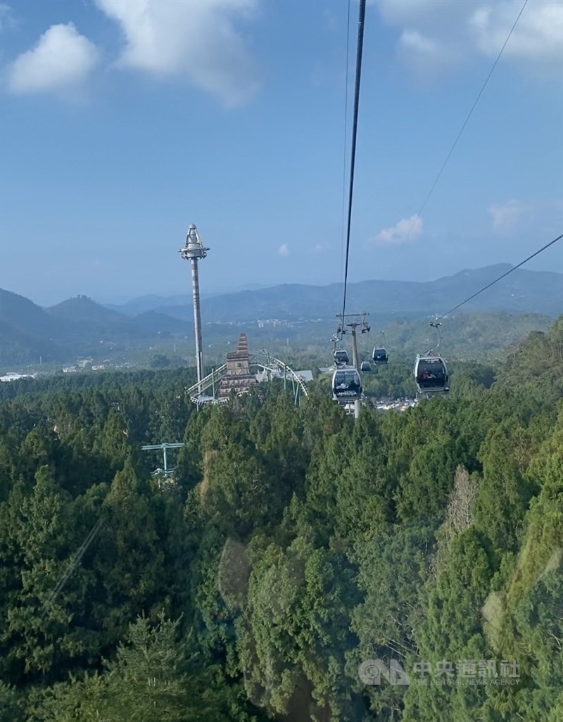 Kereta gantung di Kabupaten Nantou. (Sumber Foto : Dokumentasi CNA)