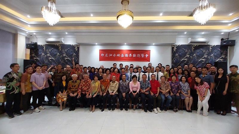 Jamuan makan malam pada Jumat yang dihadiri Perwakilan Taiwan untuk Indonesia, Bruce Hung ke Surabaya Taipei School. (Sumber Foto : Kementerian Luar Negeri)