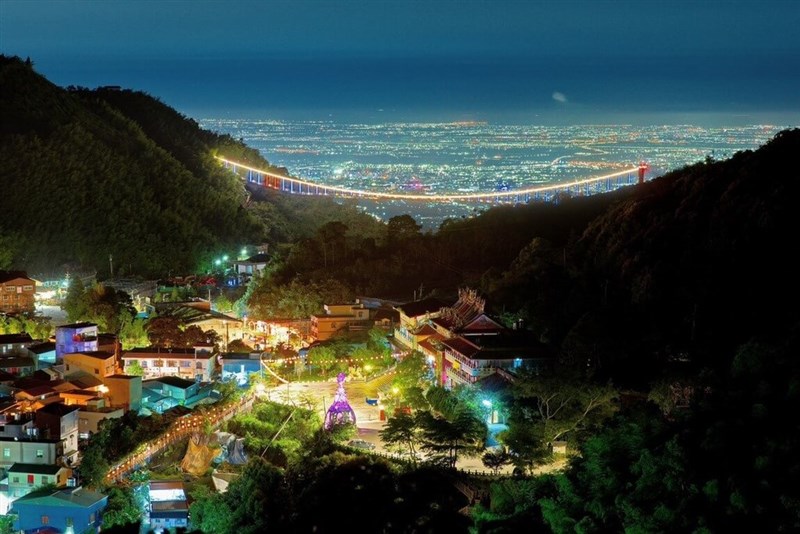 Taiping Suspension Bridge di Kabupaten Chiayi. (Sumber Foto : Chen Kuan-ting)