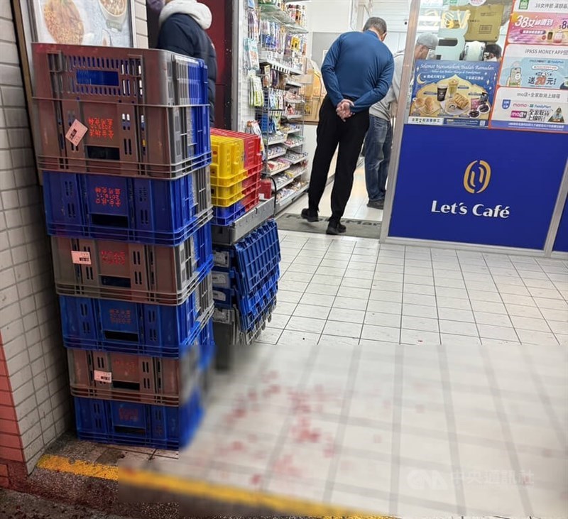 Lokasi kejadian di Ximending, Taipei, di mana empat remaja laki-laki yang diduga menyerang tiga remaja lainnya dengan parang dan tongkat bisbol pada Minggu malam ditangkap. (Sumber Foto : CNA, 10 Maret 2025)