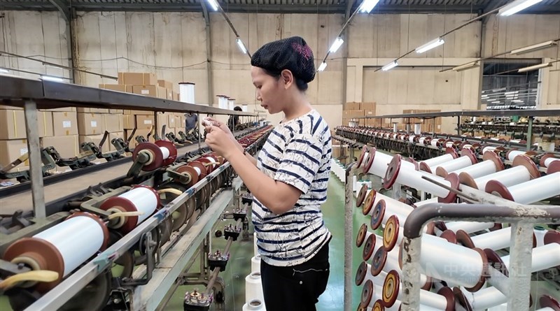 Sebuah pabrik pemintalan di Tangerang, milik pengusaha Taiwan Lai Huan-tse. (Sumber Foto : CNA, 18 Maret 2025)