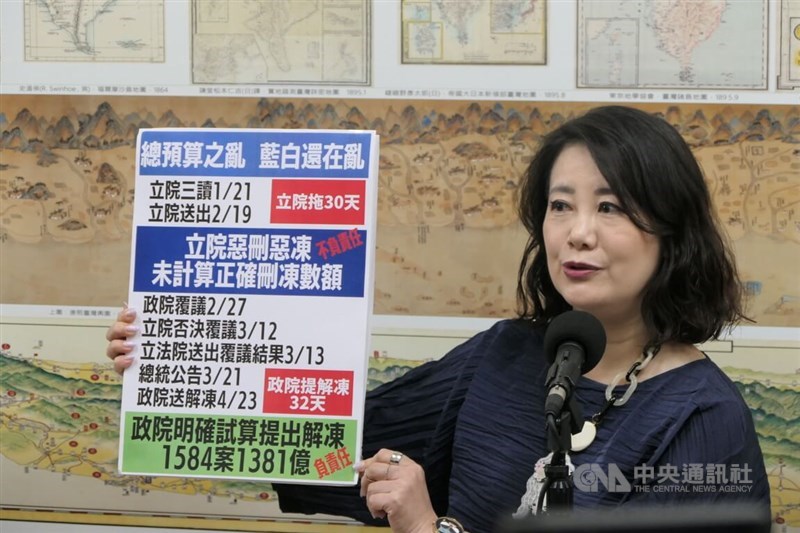 Legislator DPP Wu Szu-yao. (Sumber Foto : CNA, 24 April 2025)