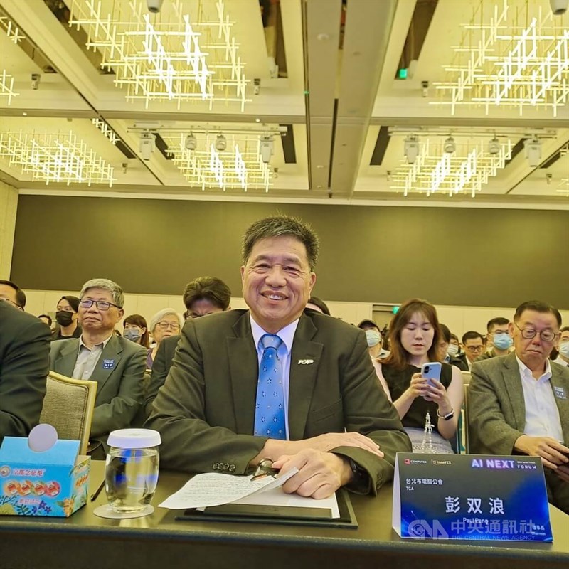 Ketua Taipei Computer Association (TCA) Paul Peng. (Sumber Foto : CNA, 6 Mei 2025).