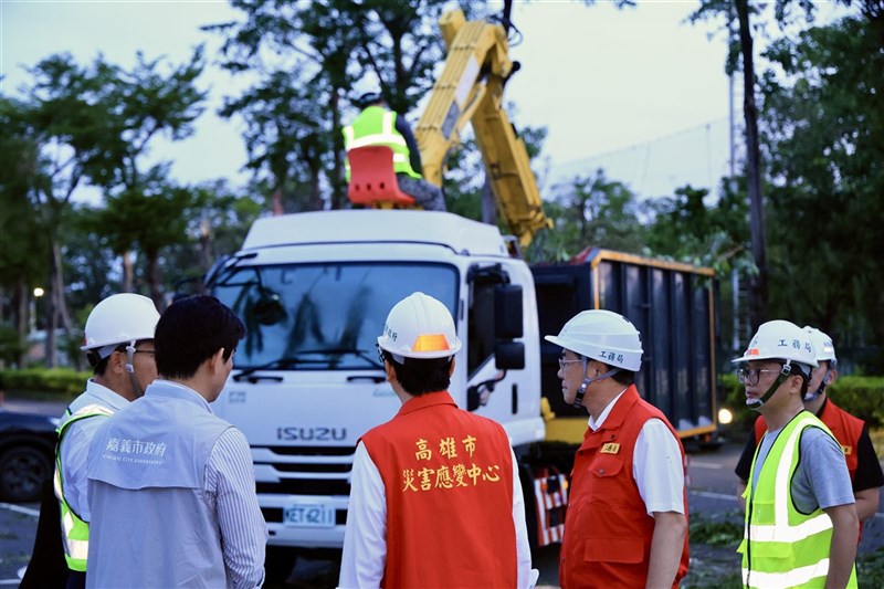 Pemerintah Kota Taichung pada Senin pagi mengaktifkan mekanisme bantuan terhadap dampak taifun. (Sumber Foto : Biro Informasi Pemerintah Kota Kaohsiung)