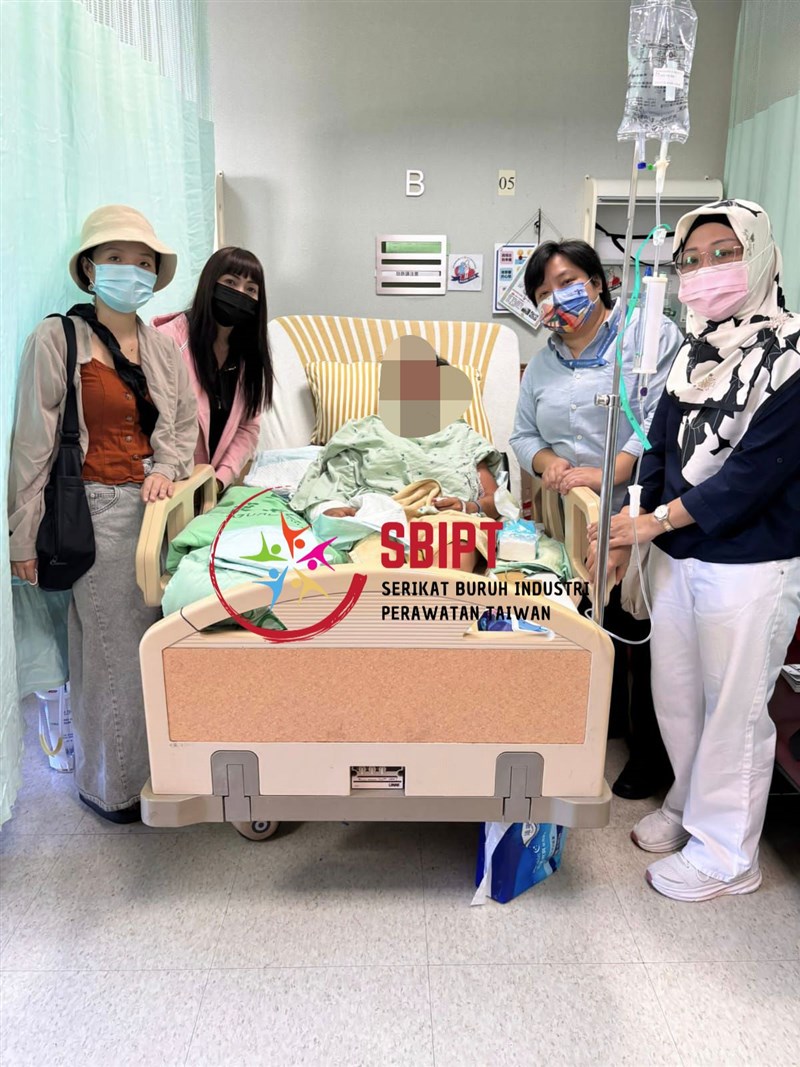 Suhartini seorang perawat migran yang bekerja di Taichung terkena kanker payudara stadium 4. (Sumber Foto : SBIPT).