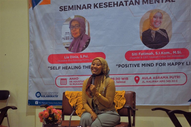 Siti Fatimah (Sifat) seorang pakar kesehatan mental pemilik Yayasan Cintai Diri Indonesia menyatakan akan melayani PMI di Taiwan. (Sumber Foto : Dokumen Sifat)