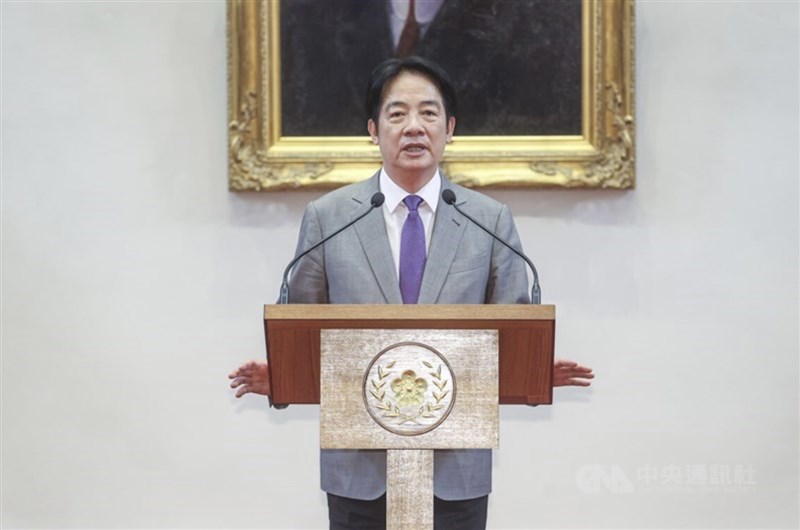 Presiden Lai Ching-te (Sumber foto: CNA, 1 Agustus 2025)