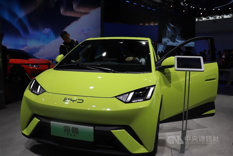 Mobil listrik BYD. (Sumber Foto : Dokumentasi CNA)