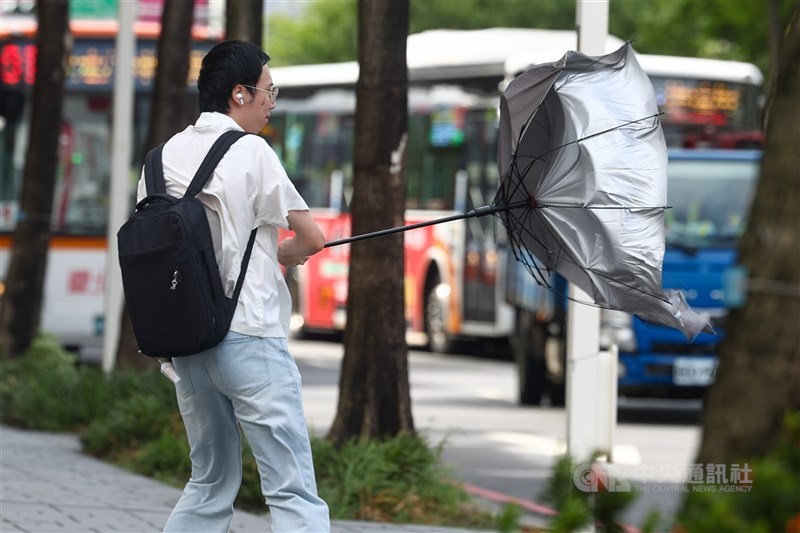 Jalanan Taipei, Rabu. (Sumber Foto : CNA, 13 Agustus 2025)