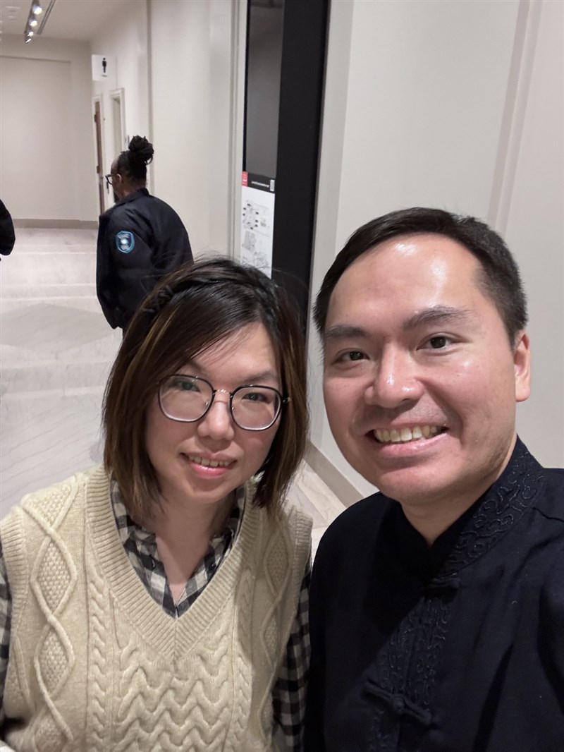 Shinyi Lee (kiri) dan Andy Lin. (Sumber Foto : Shinyi Lee)