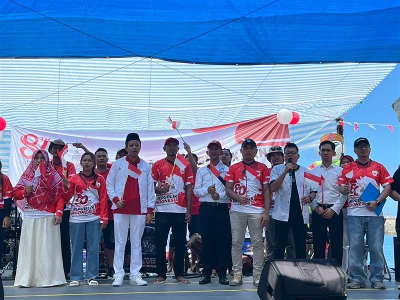 Pada Minggu (17/8) Rerum Novarum mengadakan kegiatan deklarasi martabat pekerja migran Indonesia (PMI) untuk memperingati kemerdekaan RI ke-80. (Sumber Foto : Rerum Novarum)