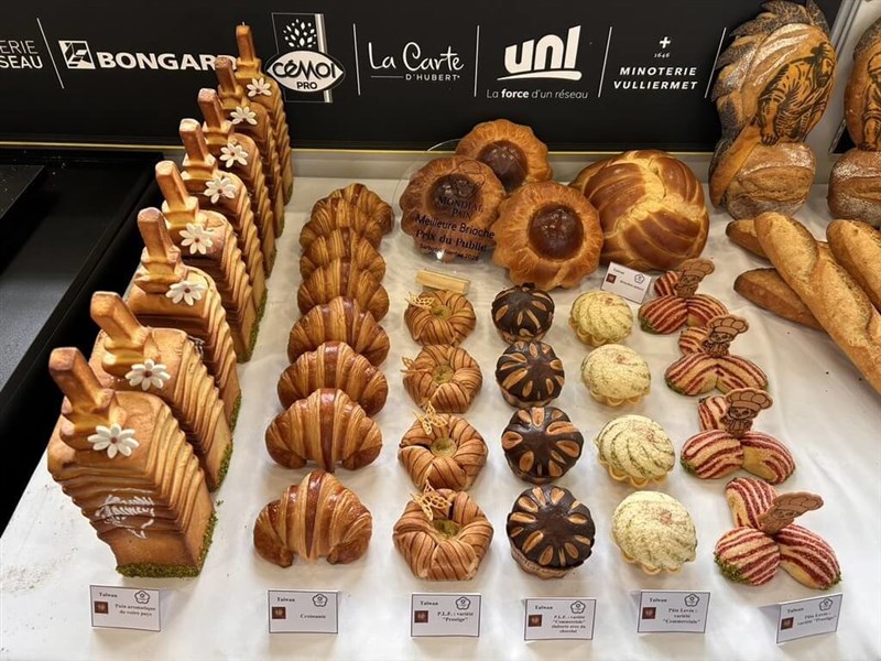 Karya Tim Taiwan dalam Mondial du Pain ke-10 di Prancis. (Sumber Foto : Wang Peng-jie)