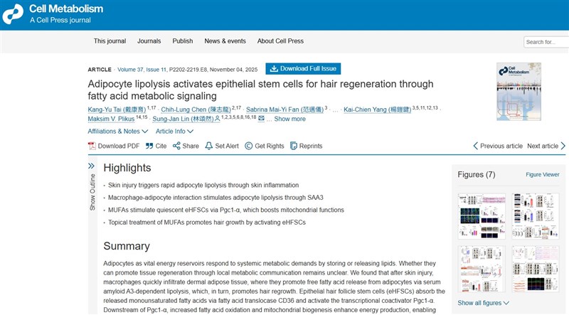 (Sumber Foto : Situs web Cell Metabolism)