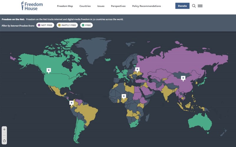 (Sumber Foto : Situs web Freedom House)