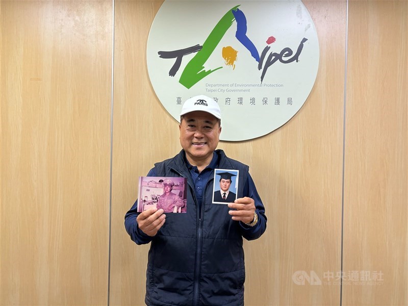 Cha Tien-fu, penyintas perang di Thailand yang kini menjadi kepala regu di Tim Kebersihan Distrik Xinyi di Departemen Perlindungan Lingkungan Kota Taipei. (Sumber Foto : Dokumentasi CNA)