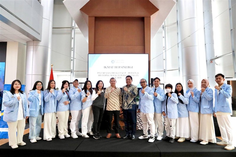 Pelantikan pengurus IKMAT UNSIA di KDEI Taipei hari Minggu. (Sumber Foto : KDEI Taipei)