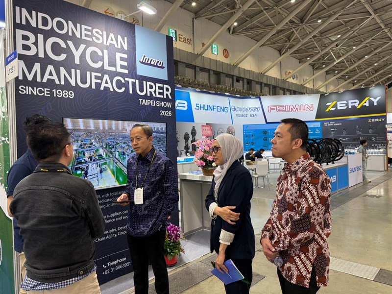 Taipei Cycle 2026 yang digelar pada 25–28 Maret 2026 di Taipei Nangang Exhibition Center. (Sumber Foto : KDEI)