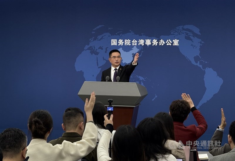 Juru bicara Kantor Urusan Taiwan Tiongkok, Chen Binhua. (Sumber Foto : Dokumentasi CNA)