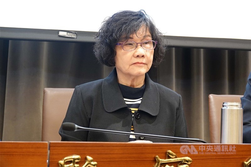 Anggota Yuan Kontrol, Wang Yo-ling. (Sumber Foto : CNA, 23 April 2026)