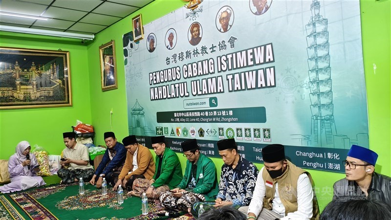 Istigasah dan halalbihalal pasca-Idulfitri PCINU Taiwan di Taipei pada 29 Maret. (Sumber Foto : Dokumentasi CNA)