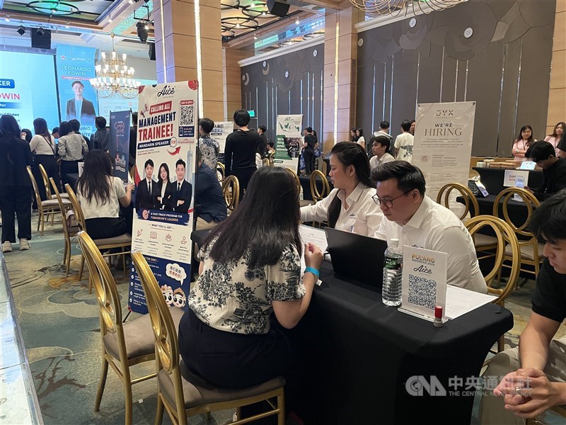PERPITALKS dan PULANG Job Fair di Dazhi Denwell, Taipei, Sabtu. (Sumber Foto : CNA, 16 Mei 2026)