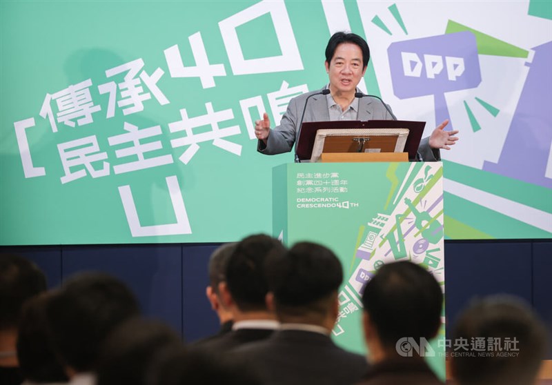 Presiden Lai Ching-te. (Sumber Foto : CNA, 17 Mei 2026)