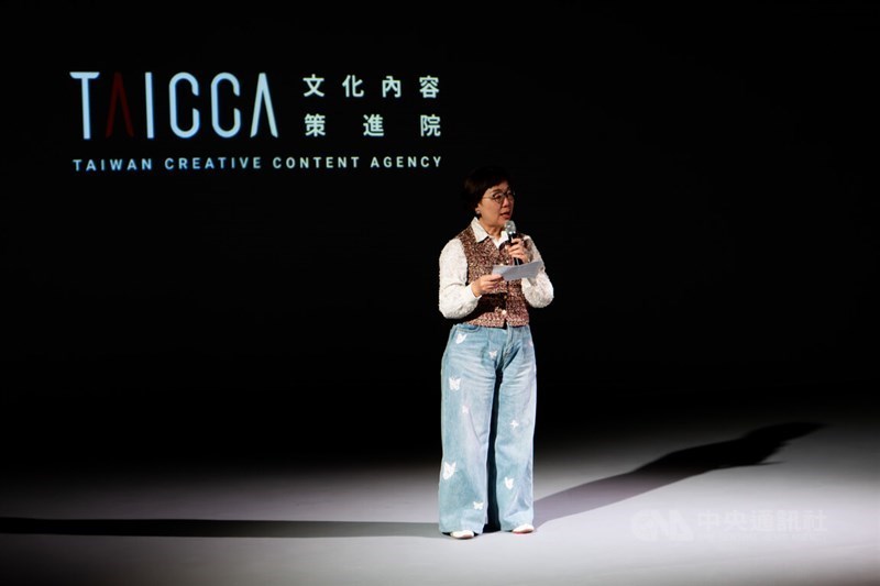 Ketua TAICCA Sue Wang menghadiri "Taiwan Immersive Showcase" dalam Festival de Cannes ke-79 pada Rabu. (Sumber Foto : CNA, 16 Mei 2026)