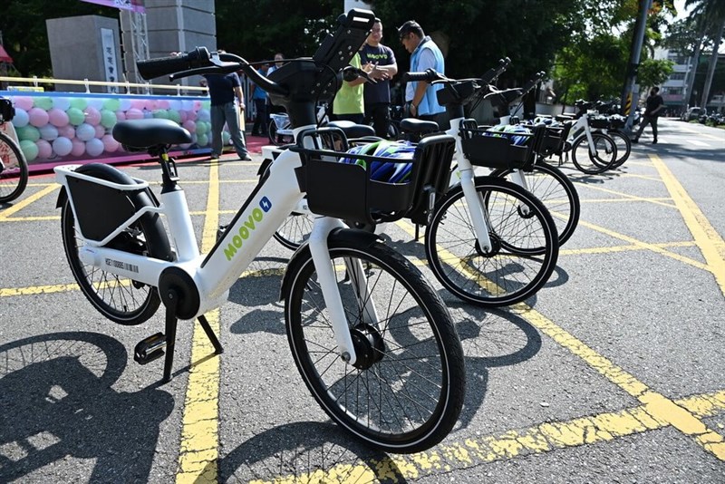 Sepeda publik MOOVO di Beidou, melayani kebutuhan transportasi pelajar, komuter, dinas, belanja harian, hingga rekreasi warga. (Sumber foto : Pemerintah Kabupaten Changhua, 20 Mei 2026)