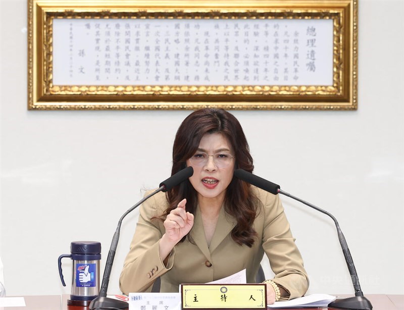 Ketua Kuomintang (KMT) Cheng Li-wun. (Sumber Foto : Dokumentasi CNA) 