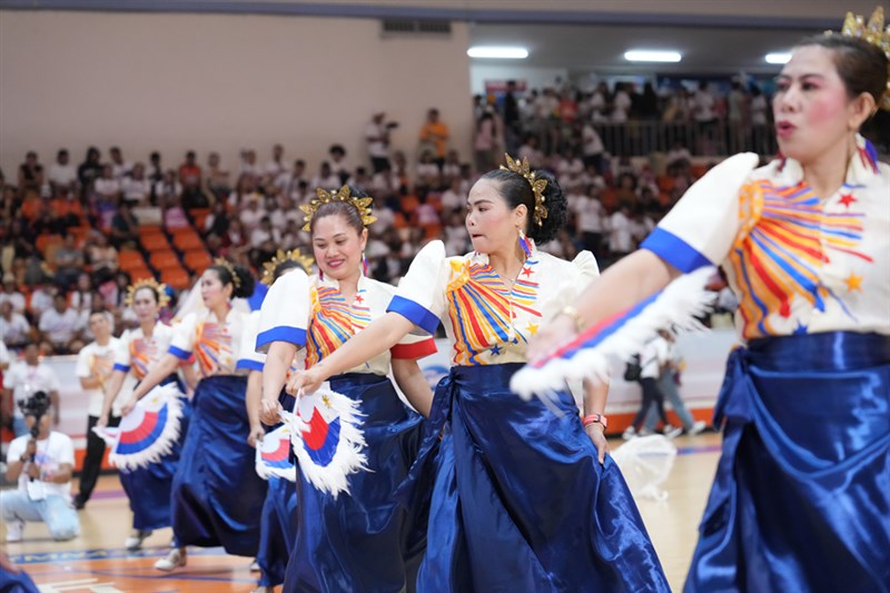 Peringatan Hari Kemerdekaan ke-128 Filipina di Distrik Banqiao, New Taipei, Minggu. (Sumber Foto : Departemen Ketenagakerjaan Kota New Taipei)