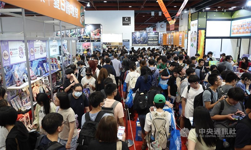 Taipei Comic Exhibition ke-25 hari Kamis. (Sumber Foto : CNA, 23 Juli 2026)