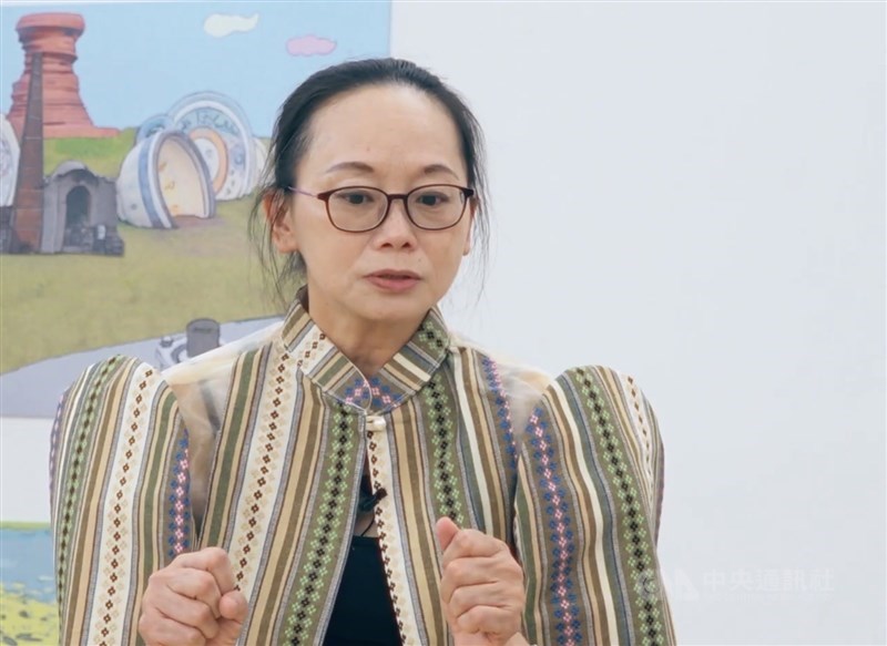 Marry Ann Villanueva Co, migran baru asal Filipina yang menjadi pembaca cerita di New Taipei City Library. (Sumber foto: CNA)