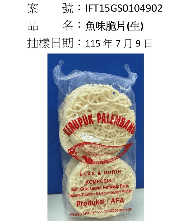(Sumber Foto : Direktorat Jenderal Pengawas Obat dan Makanan Taiwan)