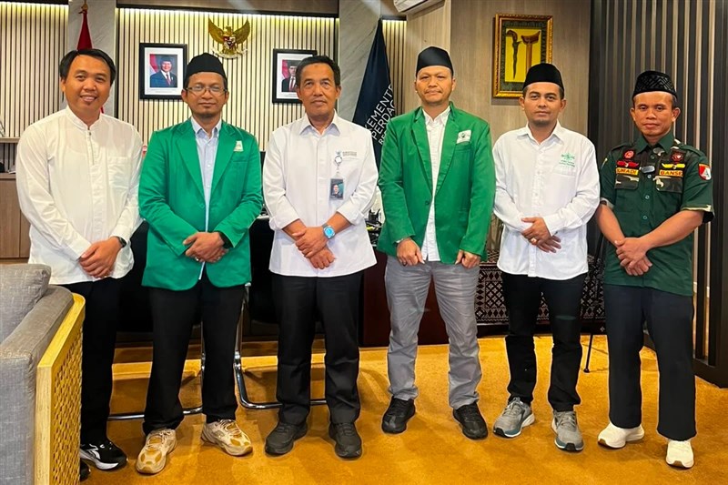 Silaturahmi PCINU Taiwan dengan Sekretaris Jenderal Kemendag, Isy Karim di Jakarta pada 3 Agustus. (Sumber Foto : PCINU Taiwan)