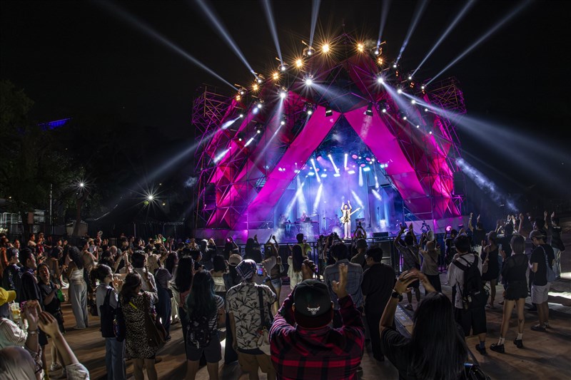 Penampilan artis Taiwan, LINION di LaLaLa Festival, Jakarta. (Sumber foto: Taiwan Beats)