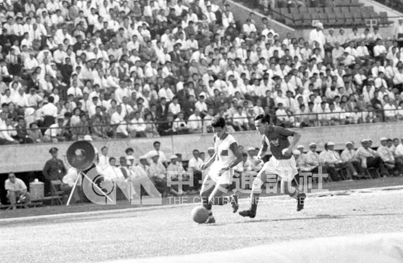 Pertandingan antara Taiwan dan Indonesia di semifinal Asian Games 1958 pada 31 Mei. (Sumber Foto : Dokumentasi CNA)