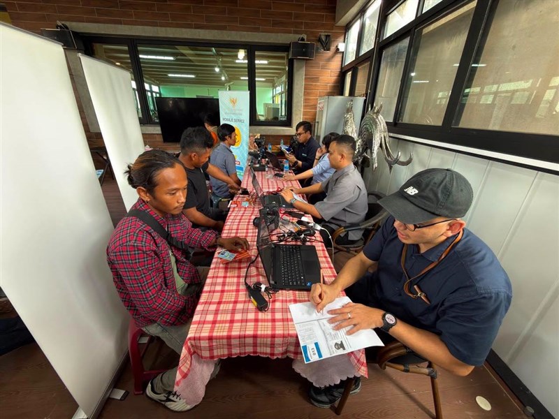 Salah satu layanan mobile service di Penghu. (Sumber Foto : KDEI Taipei).