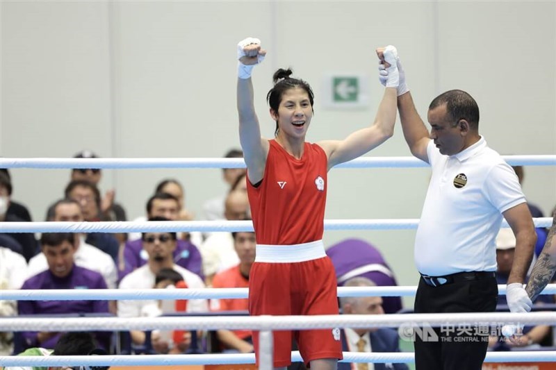 Lin Yu-ting raih meraih medali emas tinju Asian Games 2026. (Sumber Foto : CNA, 2 Oktober 2026)