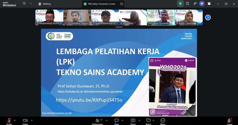 Halal Supervisor Training for MSMEs Batch XXVIII yang digelar secara daring pada 6–7 Oktober 2026. (Sumber Foto : PCINU Taiwan)