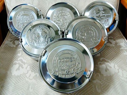 超希少美品‼️台湾線路記念 ステンレス弁当箱3個など写真参照して