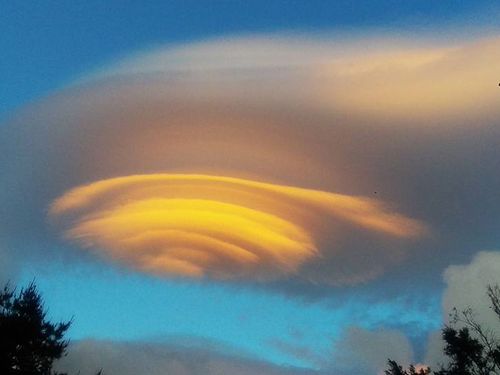 まるでUFO 不思議な雲、台湾東部の空に出現 - フォーカス台湾