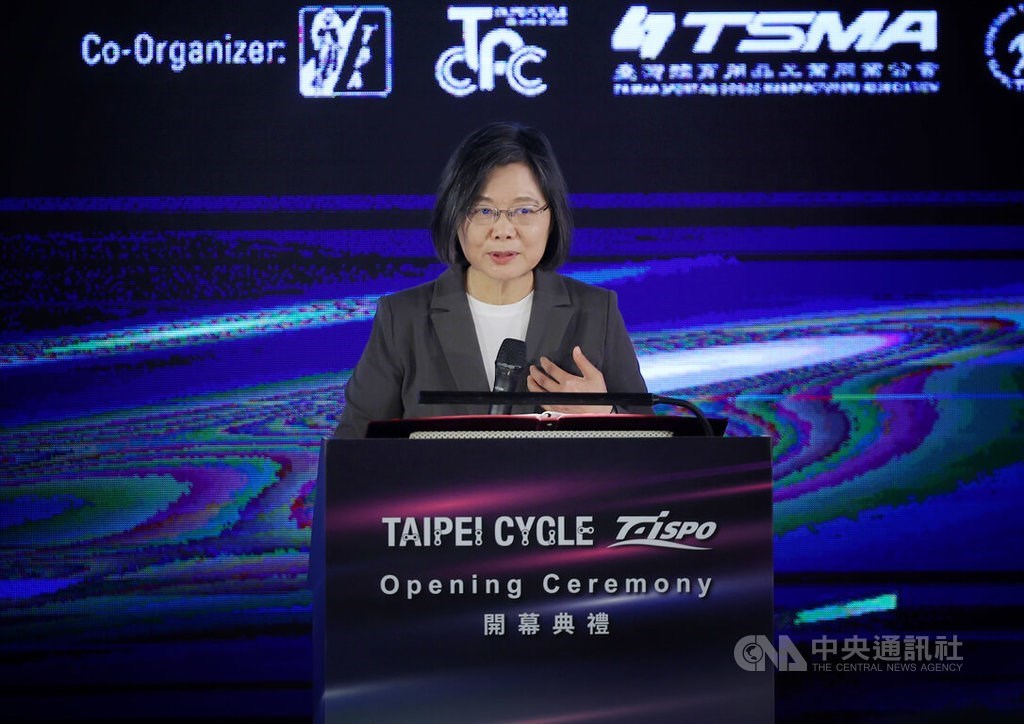 自転車産業見本市が開幕 蔡総統「電動・スマート化を加速させる」台湾