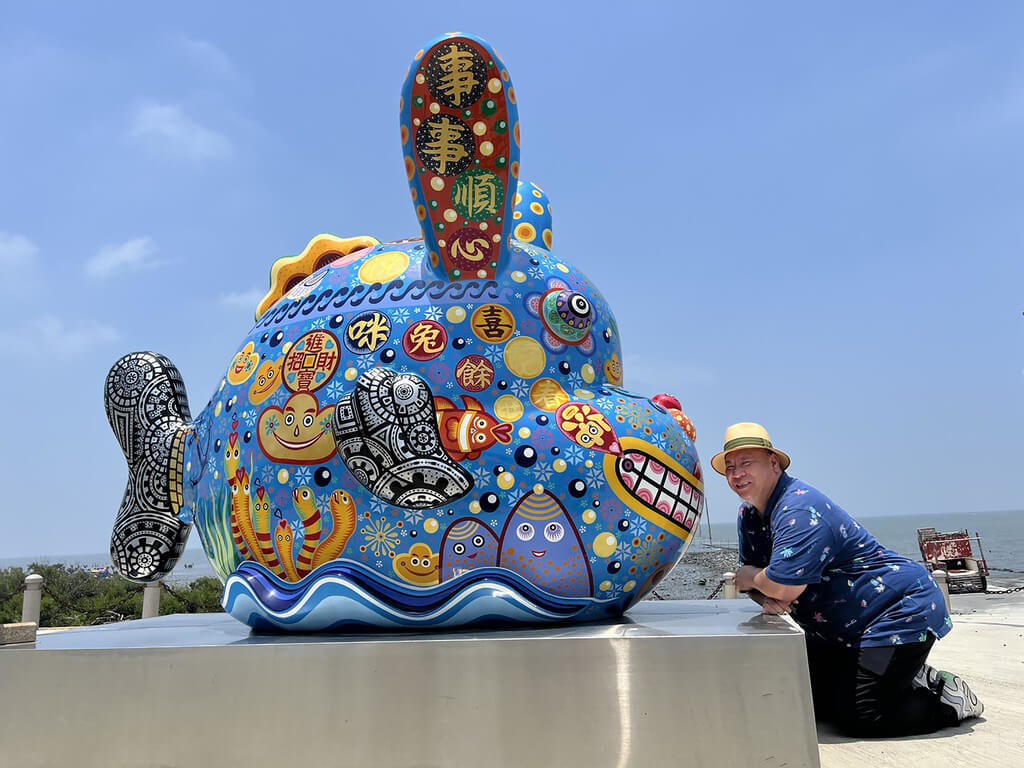 台湾人芸術家 地元の彰化県でパブリックアート作品を展示 8月31日まで