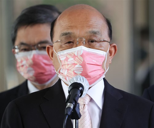 蔡総統、蘇行政院長を慰留 統一地方選敗北で辞意／台湾