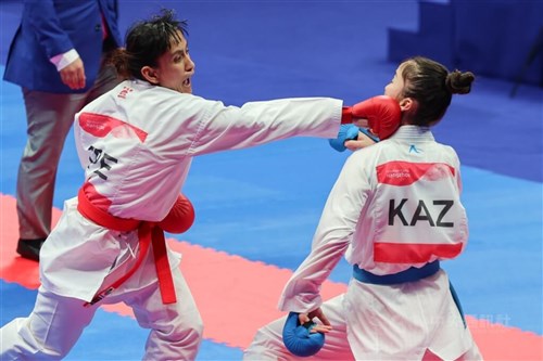 空手女子50キロ級の谷筱霜が2連覇  台湾勢の金メダル、歴代最多タイに  杭州アジア大会