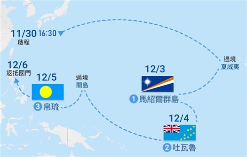 頼清徳総統、30日から太平洋3カ国歴訪へ  経由地・米ハワイで2泊／台湾