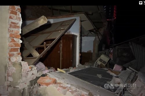 台湾南部地震  台南・楠西区で4人けが  震源地の嘉義・西興村が「陸の孤島」に