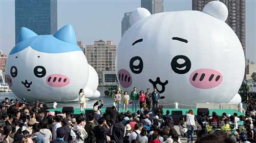 ＜写真特集＞高雄市内の至る所に「ちいかわ」の姿　イベントに320万人超／台湾