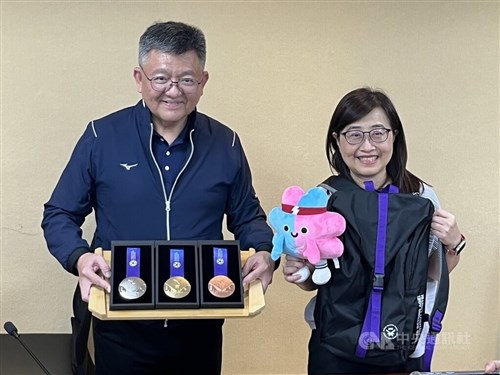 台北・新北開催のワールドマスターズ大会　メダルや記念品を紹介／台湾